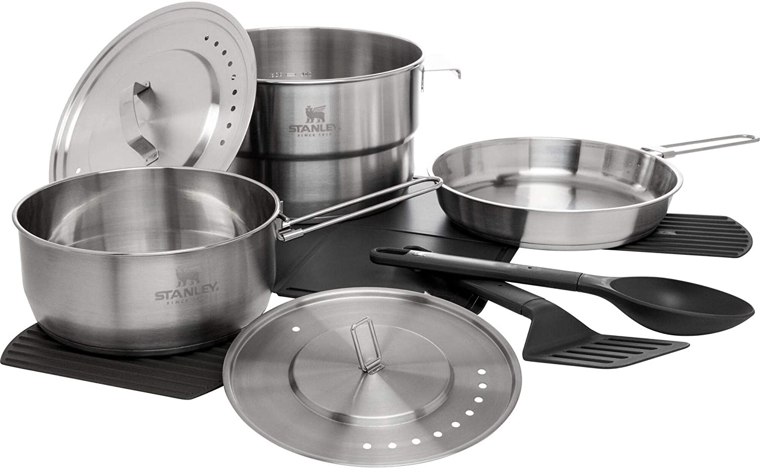 Stanley Even Heat Camp Pro Cookset, 11-Piece Camping Cookware Set