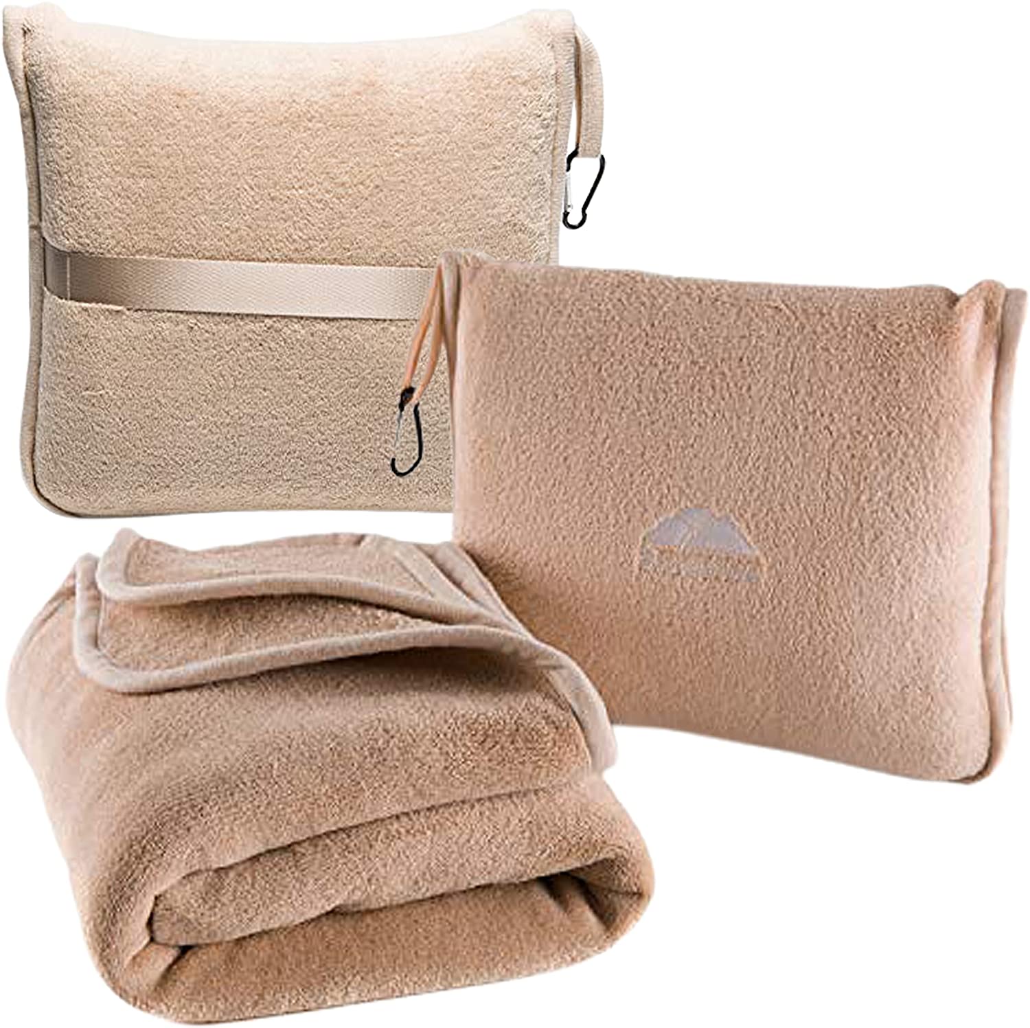 Useful travel gifts BlueHills Premium Soft Travel Blanket Pillow Airplane Blanket