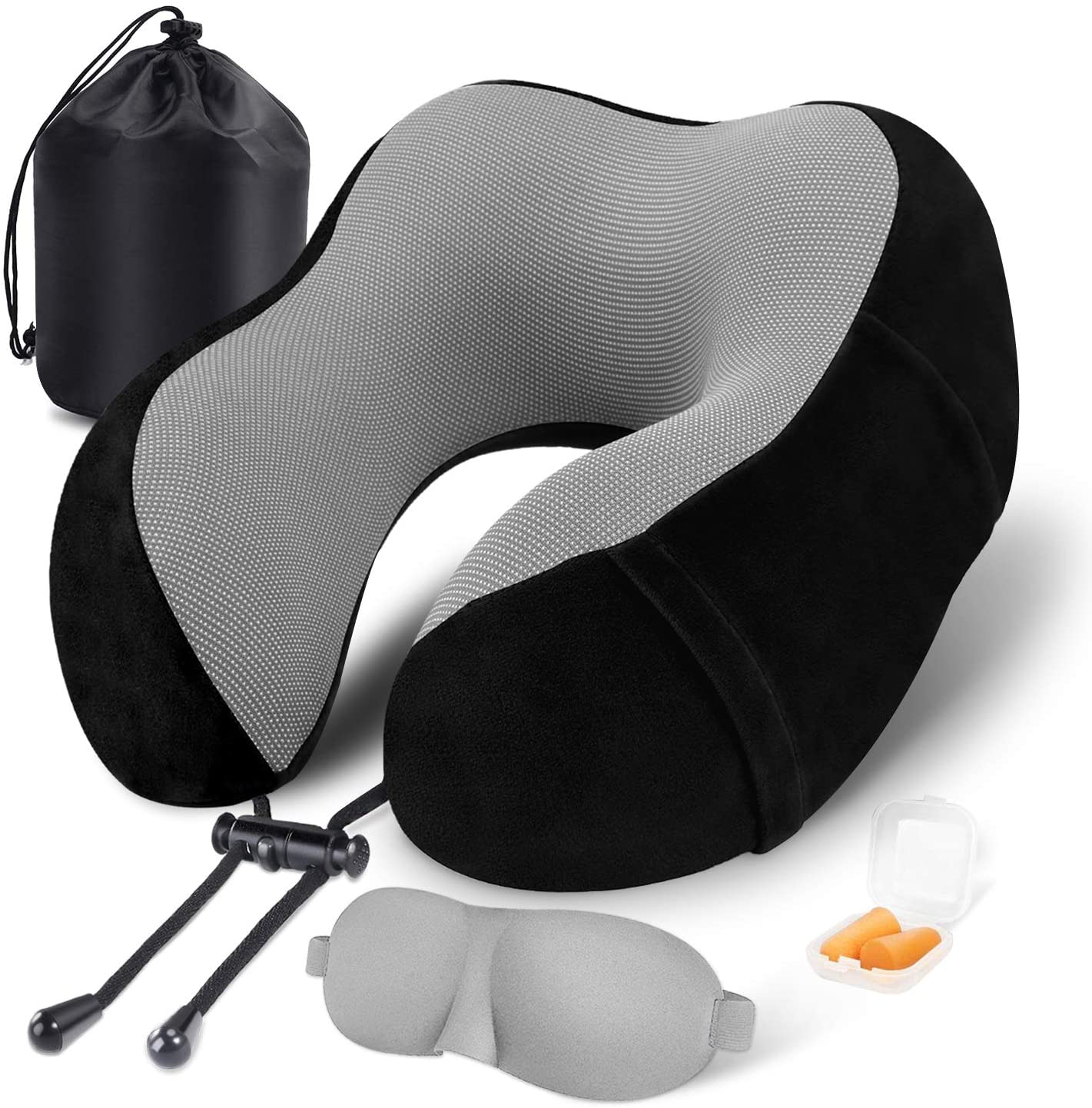 Useful travel gifts - MLVOC Travel Pillow 100% Pure Memory Foam Neck Pillow
