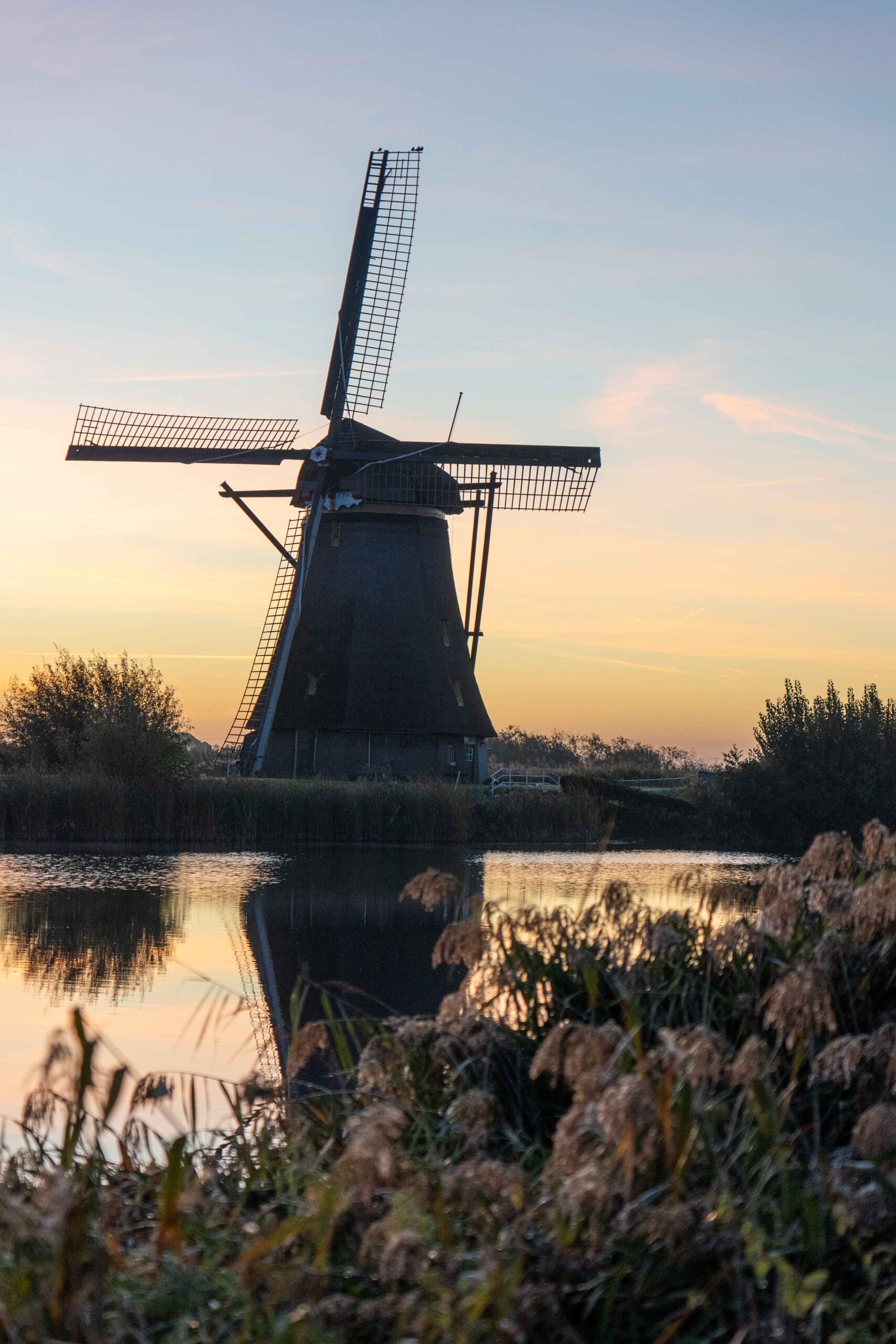 visiting Kinderdijk 