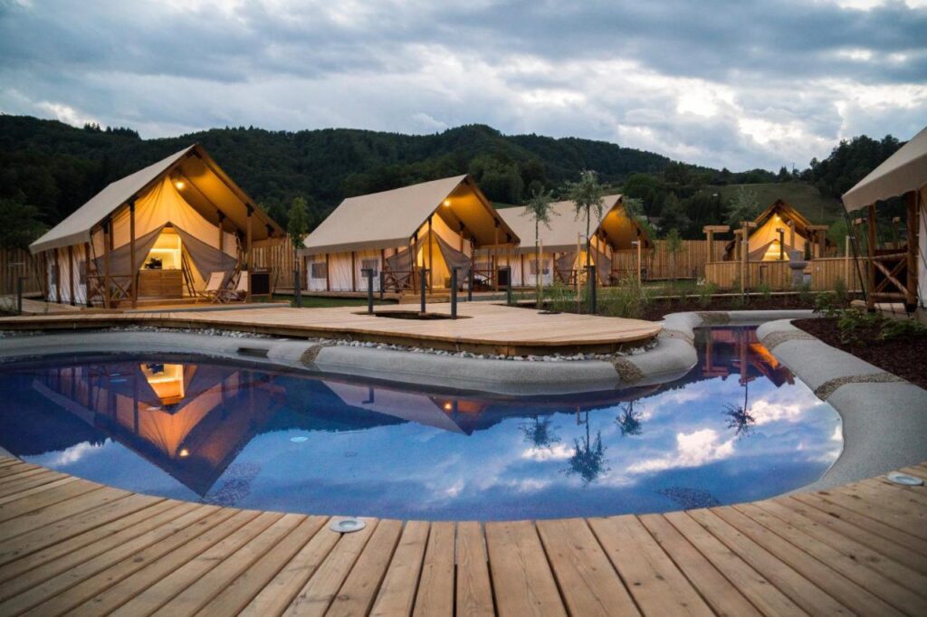 Glamping in Slovenia - Glamping Olimia Adria village