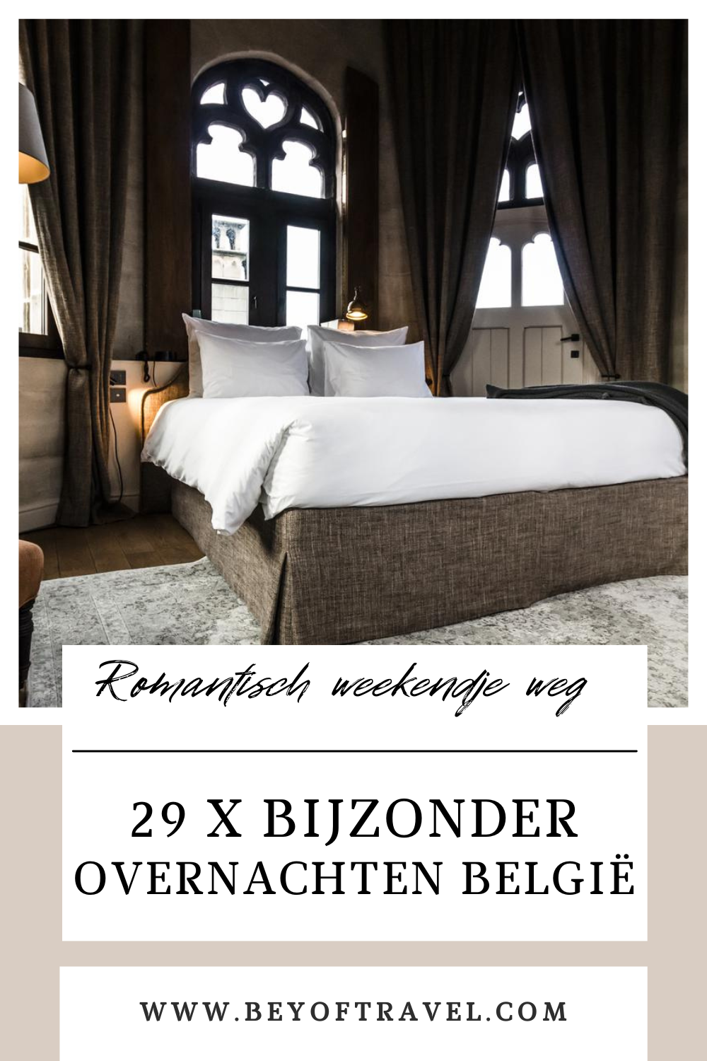 Bijzonder overnachten België