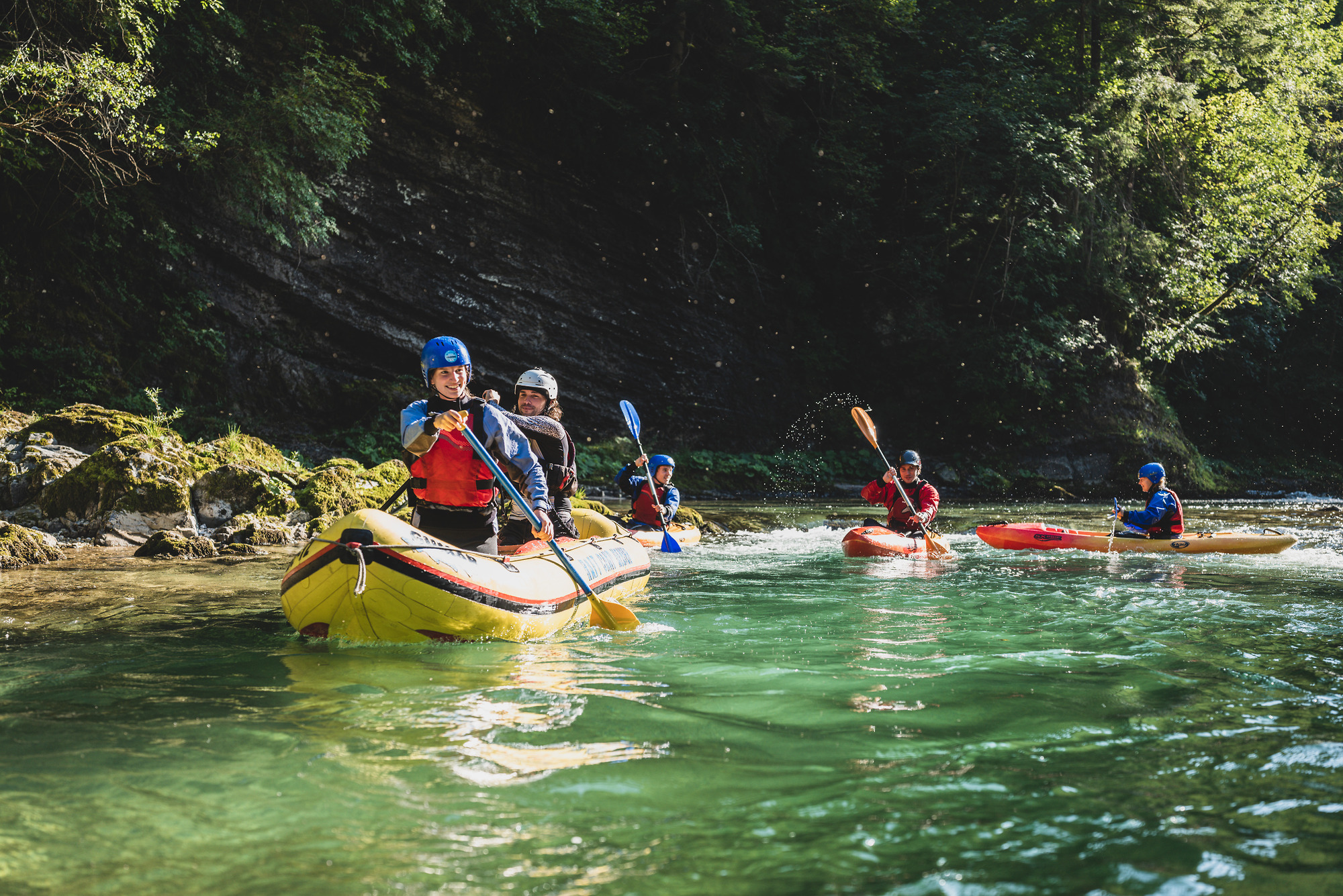 Activities Lake Bled - rafting