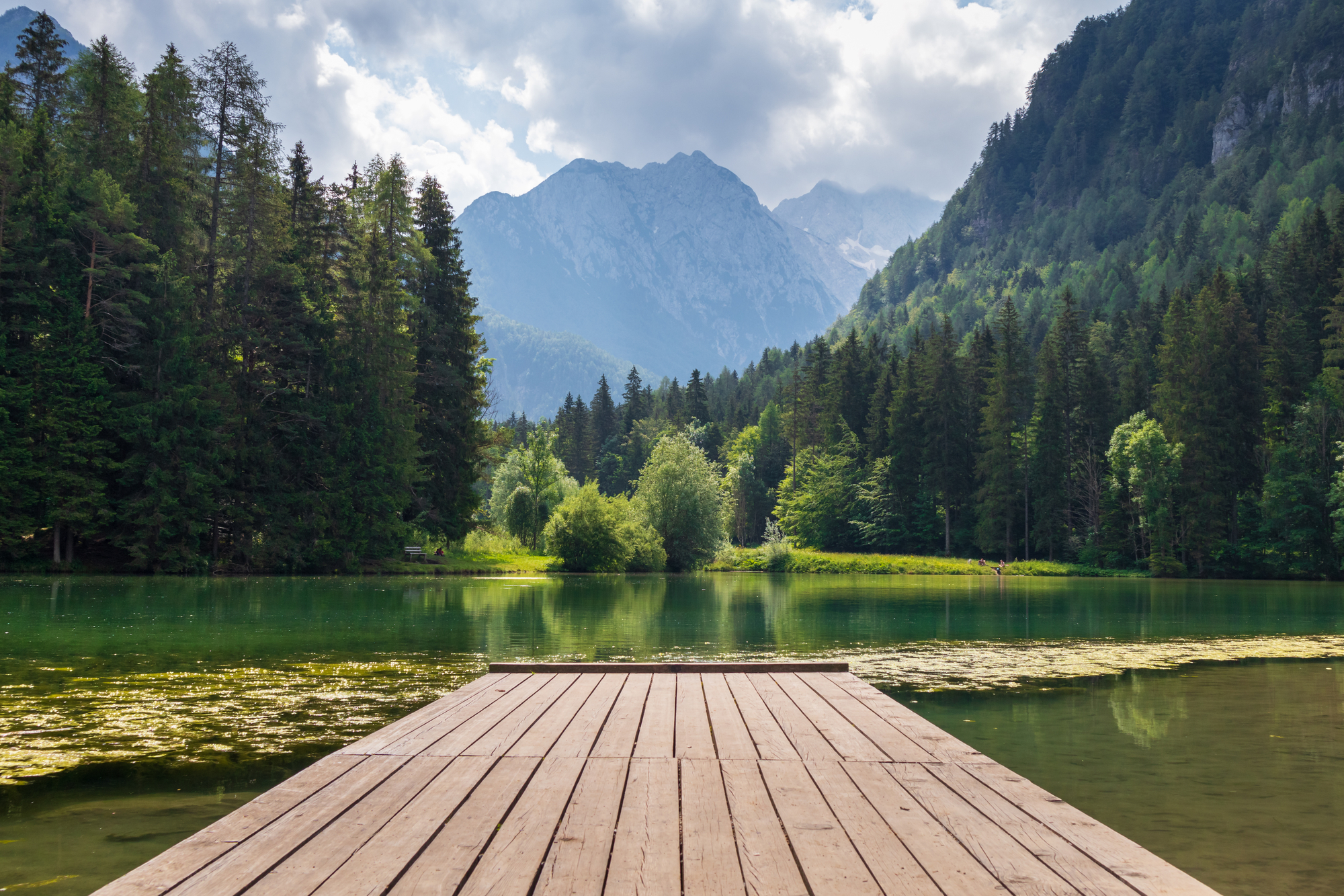 Plansar Lake in Jezersko, Slovenia Plansar Lake in Jezersko, Slovenia