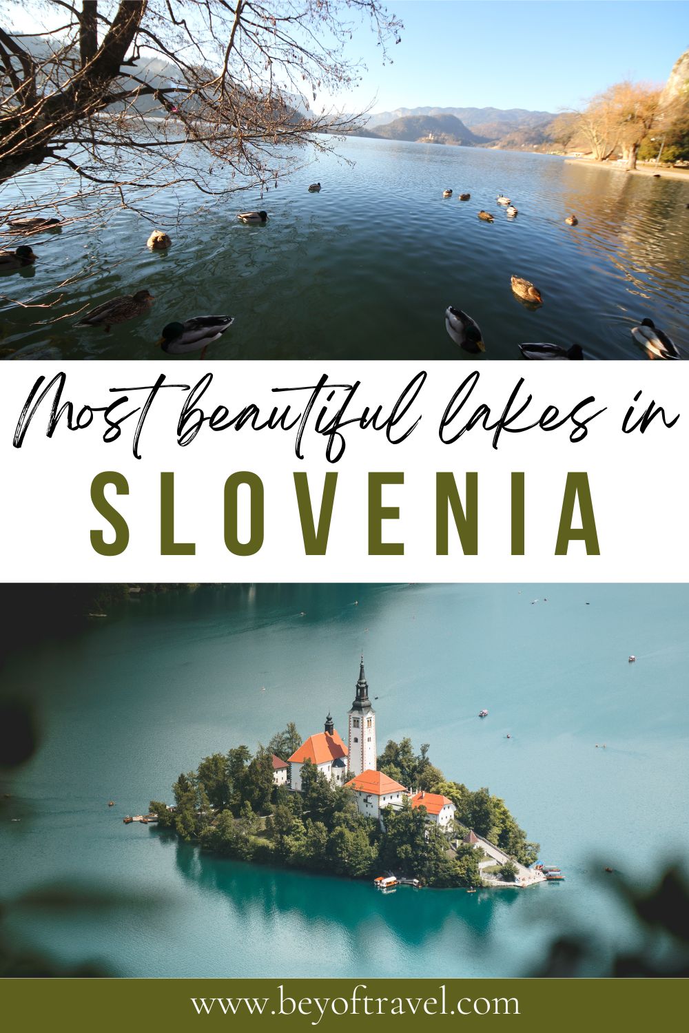 Most beautiful lakes in Slovenia