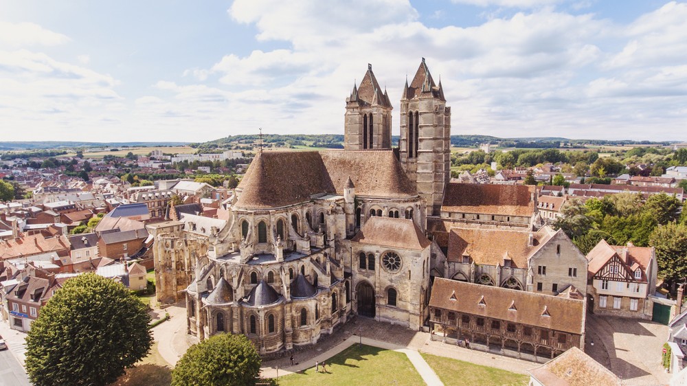 Oise Frankrijk Cathedrale de notre dame de Noyon Oise Frankrijk Cathedrale de notre dame de Noyon